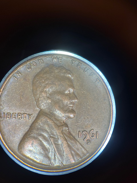 Lincoln-M�morial-Cent--1961-D-Double-Lips-!